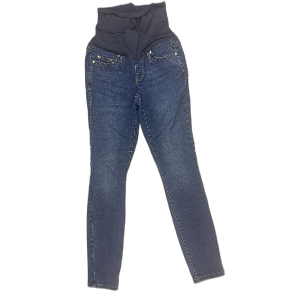 Gap Maternity Size 25 Womens Jeans True Skinny Stretch Dark Wash